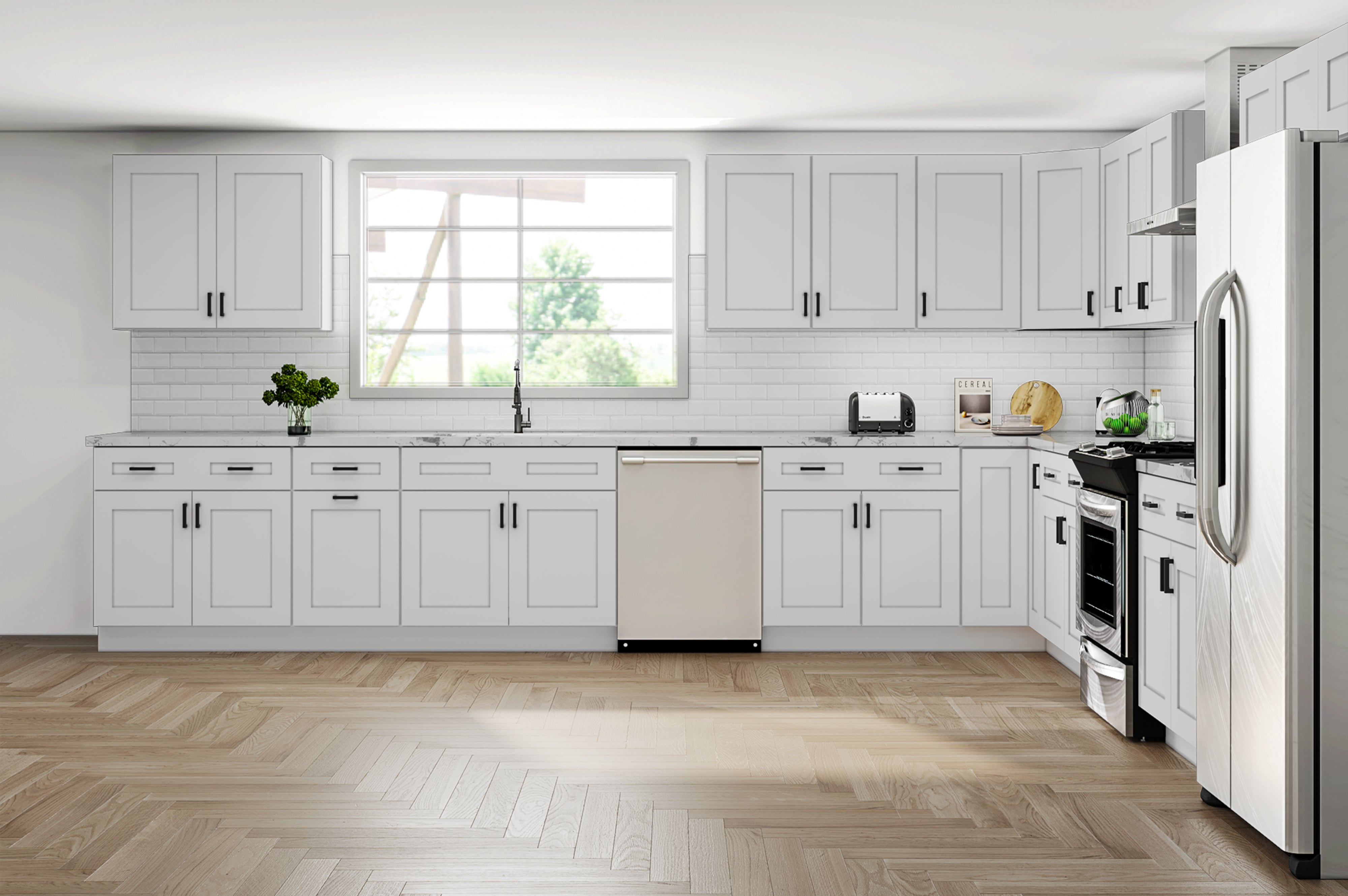 15 X 15 Modernform White Shaker Kitchen